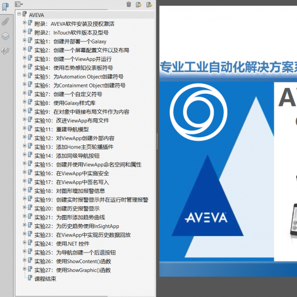 AVEVA OMI 2020R2 培訓(xùn)講義遞杰科進(jìn)中文版